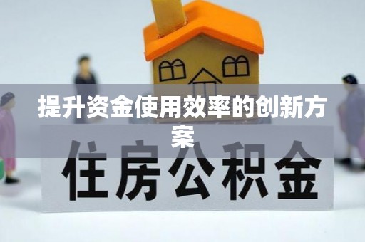 阳高提升资金使用效率的创新方案
