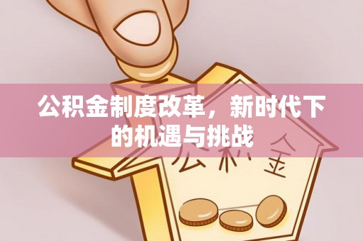 阳高公积金制度改革，新时代下的机遇与挑战