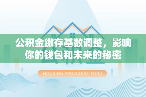 阳高公积金缴存基数调整，影响你的钱包和未来的秘密