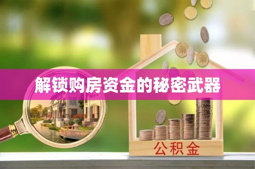阳高解锁购房资金的秘密武器
